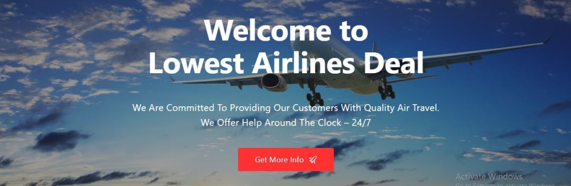 Lowest airlines deal Cover Image