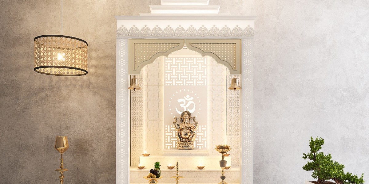 3D Corian Mandir: A Perfect Fusion of Tradition and Modern Design