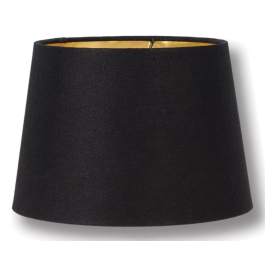 Buy Black Lampshade | Drum Shade Gold Lined - Fenchelshades